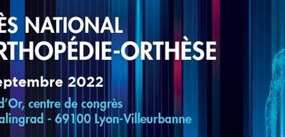 Meet us at the National Orthopedic-Orthosis Congress in Lyon.