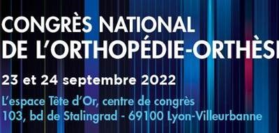 Retrouvez nous au congrès national de l’orthopédie-orthèse à Lyon