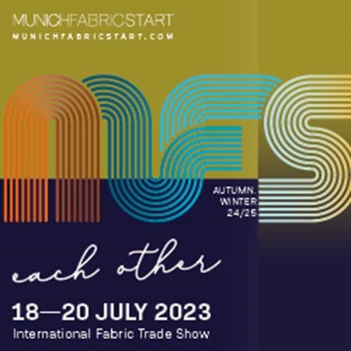 Rendez-vous sur le salon Munich Fabric Start du 18 au 20 juillet.