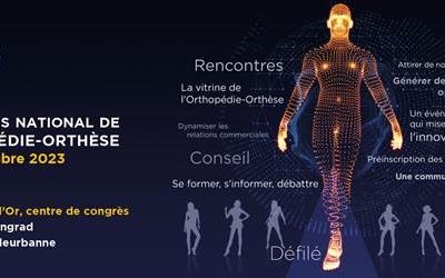 Treffen Sie uns auf dem Nationalen Kongress für Orthopädie und Orthese am 17. und 18. November in Lyon.